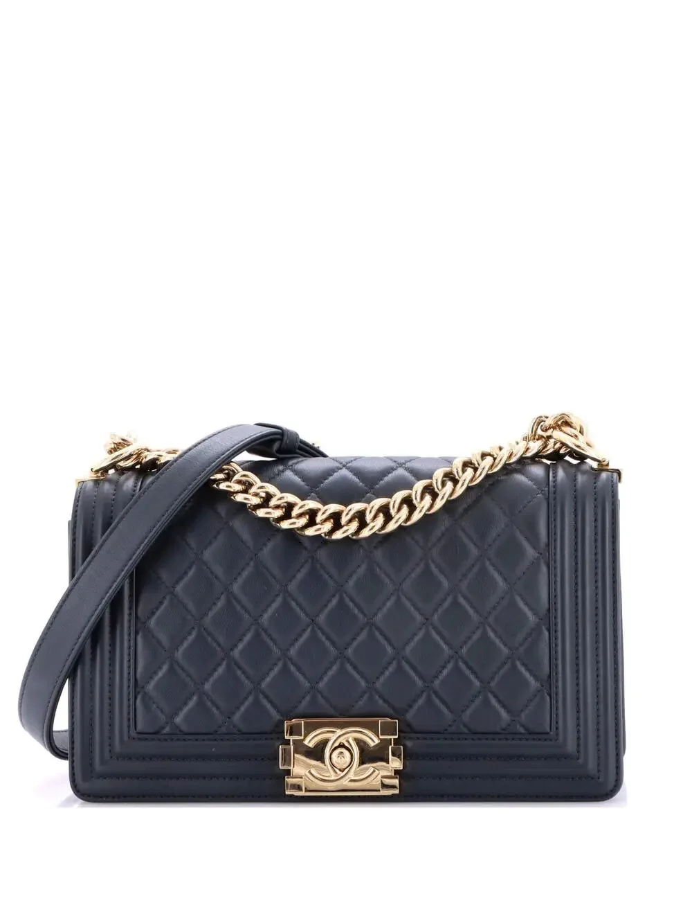 Chanel Boy Flap Bag Quilted Calfskin #270697C43B